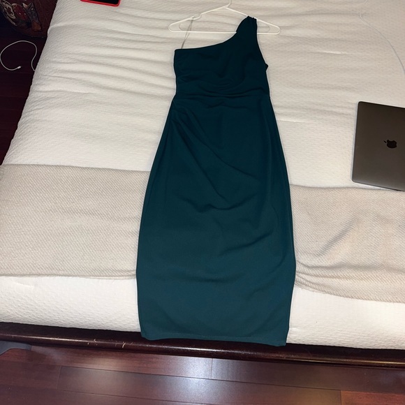 Windsor off shoulder emerald dress worn once size S perfect condition OBO - Picture 1 of 7